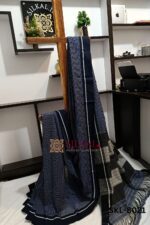 Patteda Anchu Checks with Plain Border