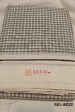 Patteda Anchu Checks with Plain Border