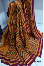 Ilkal Handloom Print Viscose Silk Gayatri Border Saree