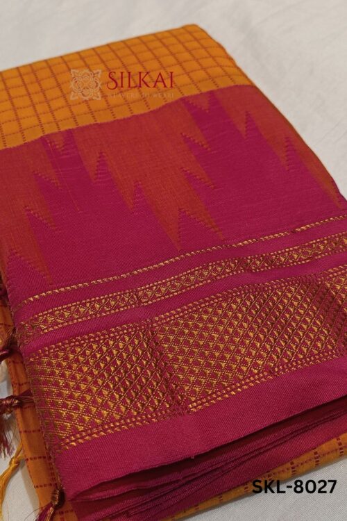 Ilkal Checks Chaduranga Sarees