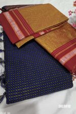 ILKAL KHANA VISCOSE COTTON MIX SAREE