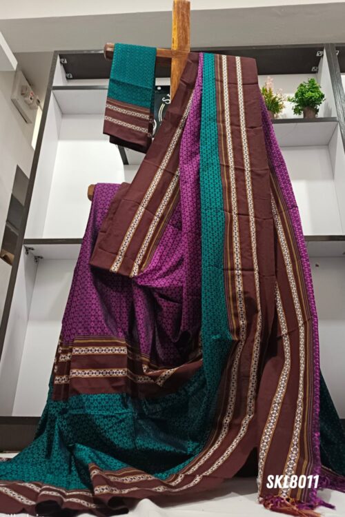 ILKAL KHANA VISCOSE COTTON MIX SAREE