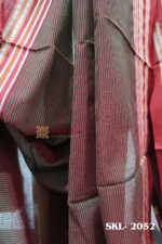 ILKAL VISCOSE SILK KADDI SAREE WITH GOMI BORDER