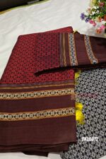 ILKAL KHANA VISCOSE COTTON MIX SAREE