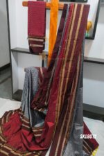 ILKAL KHANA VISCOSE COTTON MIX SAREE