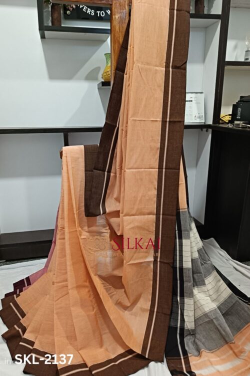 Patteda Anchu Pure Cotton Saree