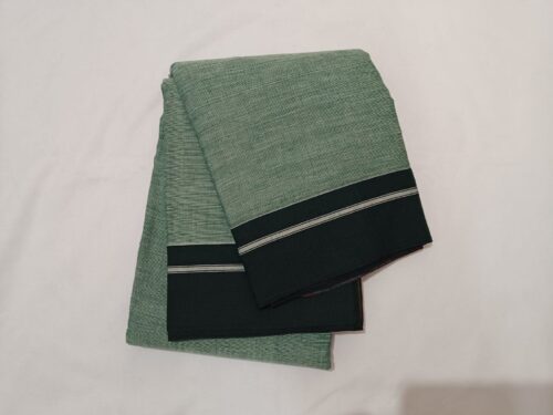Patteda Anchu Checks with Plain Border