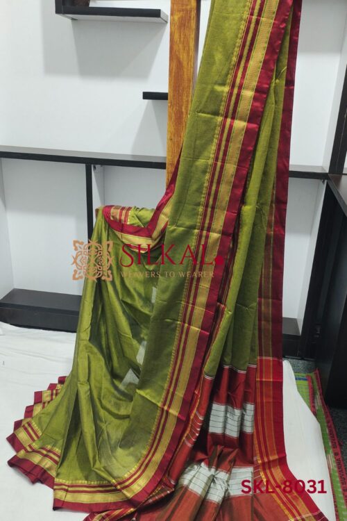 Ilkal Mercerized Cotton Saree