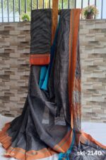 Patteda Anchu Checks with Plain Border