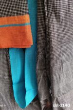 Patteda Anchu Checks with Plain Border