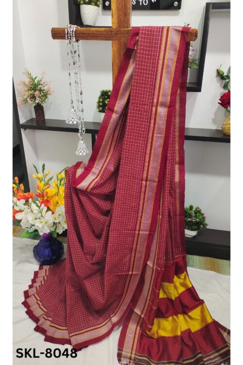 ILKAL HANDLOOM COTTON SILK SAREE