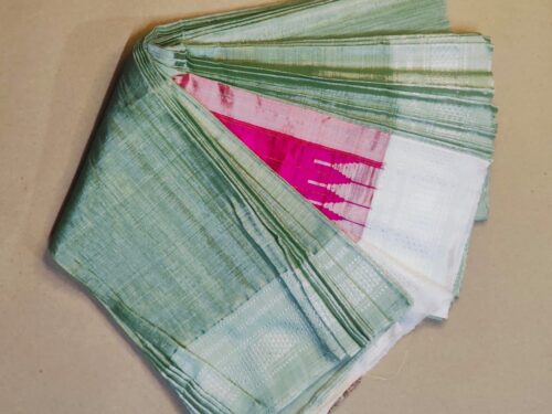 SKL3186-1-1-2-1-1-2-1-1-1-1 - Viscose Silk Handloom Sarees