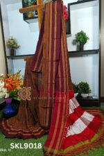 Ilkal Print Viscose Silk Gayatri Border Saree