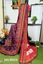 Ilkal Print Viscose Silk Gayatri Border Saree