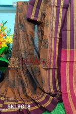 Ilkal Print Viscose Silk Gayatri Border Saree