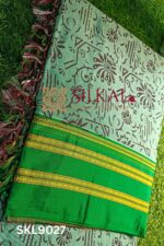 Ilkal Print Viscose Silk Gayatri Border Saree