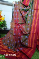 Ilkal Print Viscose Silk Gayatri Border Saree