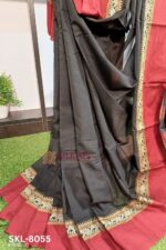 -33% New! Price Drop! NARAYAN PETH PLAIN COTTON SAREE WITH PATTI PALLUNARAYAN PETH PLAIN COTTON SAREE WITH PATTI PALLU NARAYAN PETH PLAIN COTTON SAREE WITH PATTI PALLU