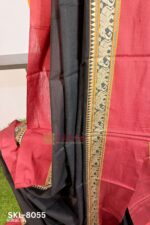 -33% New! Price Drop! NARAYAN PETH PLAIN COTTON SAREE WITH PATTI PALLUNARAYAN PETH PLAIN COTTON SAREE WITH PATTI PALLU NARAYAN PETH PLAIN COTTON SAREE WITH PATTI PALLU
