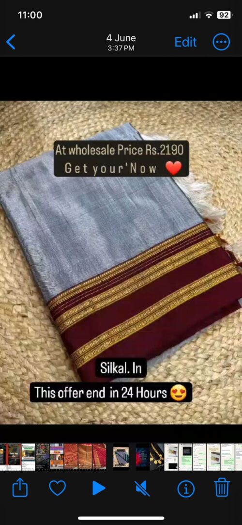Cotton Silk Handloom Sarees