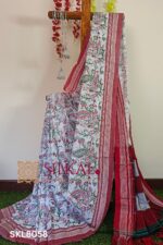 ILKAL HANDLOOM COTTON SILK PRINT SAREE