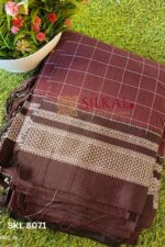 Skl 8071 - Ilkal Cotton Silk Saree