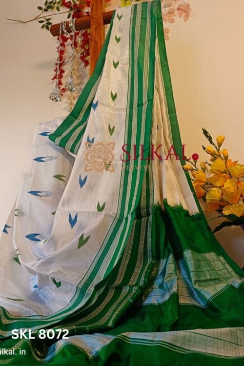 Skl 8072 - Ilkal Cotton Silk Saree