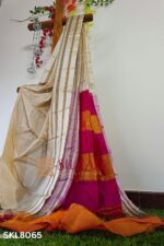 Ilkal Handloom Viscose Silk Gayatri Border Saree