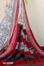ILKAL HANDLOOM COTTON SILK PRINT SAREE