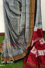 Ilkal Handloom Cotton Silk Chikki Border Saree