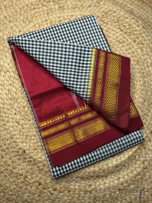 SKL3186-000000-1-1-2-1 - Cotton Silk Handloom Sarees