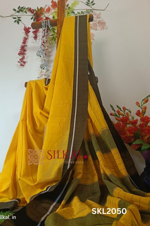 PATTEDA ANCHU PURE COTTON HANDLOOM SAREE