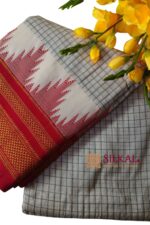 Ilkal Chadarunga Half Silk Handloom Saree