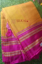Ilkal Handloom Viscose Silk Chikki Paras Border Saree
