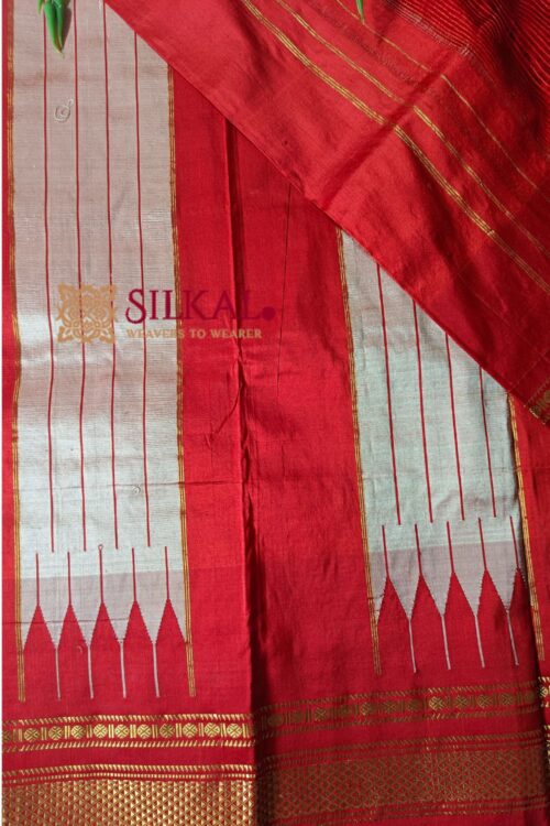 Pure Silk Ilkal Handloom Saree