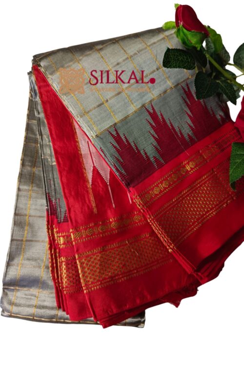 Pure Silk Ilkal Handloom Saree