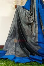 Ilkal Handloom Viscose Cotton Silk Chikki Paras Border Saree