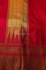Ilkal Chadarunga Half Silk Handloom Saree