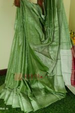 Ilkal Handloom Viscose Cotton Silk Chikki Paras Border Saree