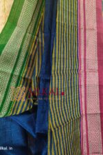 Ilkal Handloom Viscose Cotton Silk Chikki Paras Border Saree
