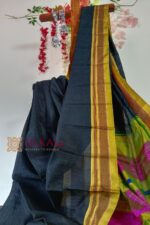 Ilkal Handloom Viscose Cotton Silk Chikki Paras Border Saree