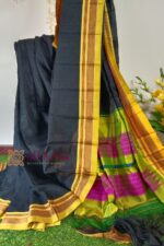 Ilkal Handloom Viscose Cotton Silk Chikki Paras Border Saree