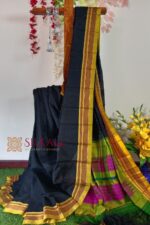 Ilkal Handloom Viscose Cotton Silk Chikki Paras Border Saree