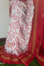 Ilkal Print Cotton Silk Temple Border Saree