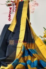 Ilkal Handloom Viscose Cotton Silk Chikki Paras Border Saree