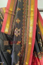 Ilkal Semi Silk With Kasuti Saree