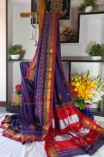 Ilkal Semi Silk With Kasuti Saree