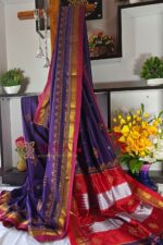 Ilkal Semi Silk With Kasuti Saree