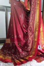 Ilkal Semi Silk With Kasuti Saree