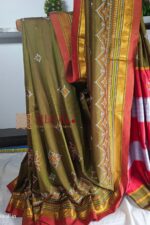 Ilkal Semi Silk With Kasuti Saree
